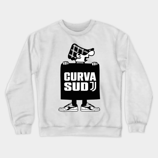 Curva sud juve Crewneck Sweatshirt by lounesartdessin